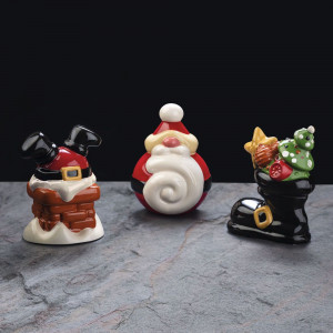 Дядо Коледа 3D Twist Ø 14 x h 18 cm - комплект Matrite Plastic 2 предмета - Img 2