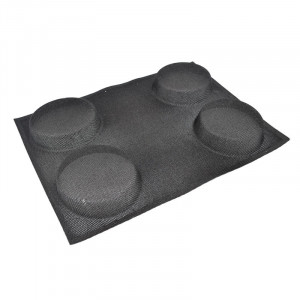 Микроперфориран силициев калъп 30x40cm, 4+4 кръгли кухини Ø12xH3cm, комплект 2 бр. - Img 3