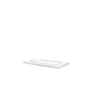 Плосък капак, 37,3 x 17,6 x H 1 cm, прозрачен, комплект 90 бр.
