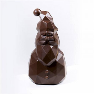 Поликарбонатен калъп Santa Claus Geometric, 4 кухини - Img 1