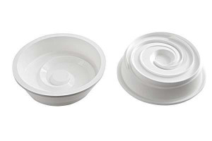 Силиконова форма за торта Tort 3D Vortex Ø 18 x H 4,8 cm - Img 2