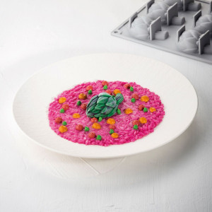 Силиконова форма Gourmand Artichoke 7,4 x 4 x H 3 cm, 9 кухини - Img 1