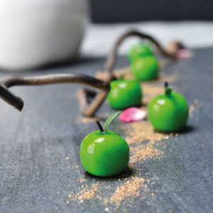 Силиконова форма Gourmand Cirese 2,6 x 1,2 x H 1,2 cm, 35 кухини - Img 6