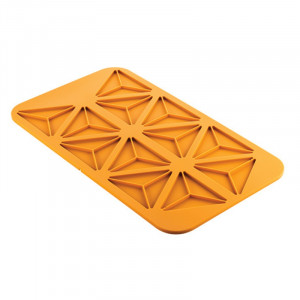 Силиконова форма NaturaE Triangles 3.0 10,3 x 9,5 x H 0,5 cm, 12 кухини - Img 2