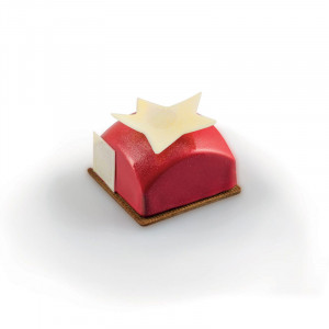 Силиконова форма Square Sphere 6 x 6 x H 3,9 cm, 8 кухини, 110 ml - Img 3