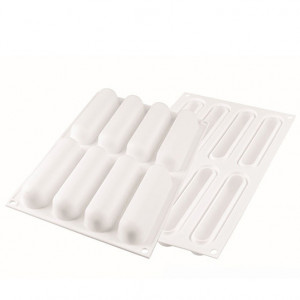 Силиконови пръсти Monoportii 13 x 2,7 X h 2,7 cm, 10 тавички + резец - Img 6