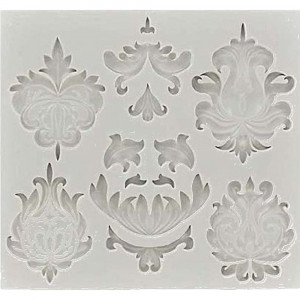 Силиконови формички Барокови декорации Ø 4 - 6 cm - Img 1