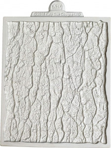 Силиконов декор Текстура от кора на дърво 14,6 x 12,3 cm - Img 3