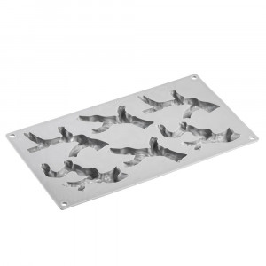 Силиконов калъп Gourmand Arbours 12 x 6,9 x H 1,8 cm, 6 кухини - Img 3