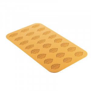 Силиконов калъп NaturaE Leaves 2 модела 6,6 x 3 x H 0,15 cm, 24 кухини - Img 2