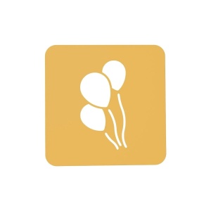 Силиконов калъп Silikomart NaturaE Decor Balon 16 x 16 x H 0,1 cm, комплект 2 бр. - Img 2