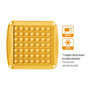 Силикон DecorPop Полусферична форма Ø 1,6 cm Квадрат 13,8 x 13,8 cm - Img 3