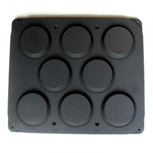 Форма за готвене Cookmatic Cookmatic Model 6 Scalloped Profile, Ø 7,8 - 9,8 x H 1,7 cm, 8 кухини - Img 3