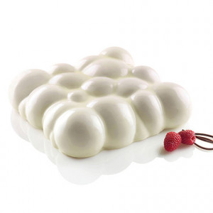 Форма за торта Silicon Tort 3D Cloud 1600, 20 cm x 20 cm x 5,5 cm - Img 4