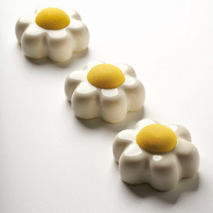 Форма Pavoflex 30x40cm Daisy Daisy Единични порции 12 кухини + форма с вложка 30x17,5cm 24 кухини 85 ml - Img 3