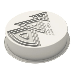 3D силиконова форма за торта Winter Ø 20 x H 2 cm, 1480 ml - Img 3