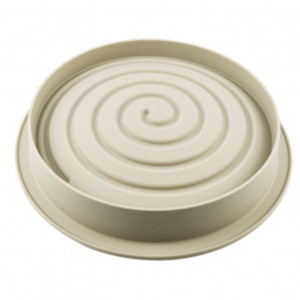 3D Silicone Cake Tin 3D Spiral Ø 22 x H 5.7 cm, 1680 ml - Img 2