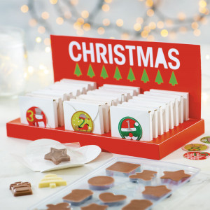 Adventi naptár - Matrite műanyag csokoládé készlet - Img 5