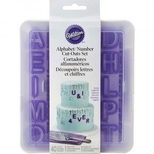 Alphabet, Digits and Symbols Ø 3 cm, Plastic, Box 40 pcs - Img 2