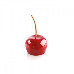 Apple/Cherry/Paper 3D, Ø6xH5.5cm - Silicon Single Portion, 5 cavities - Img 2