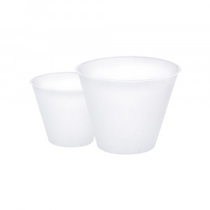 Baze Oua Ciocolata 350 gr, Material Plastic Satinat, Ø11.4xH9.2cm, Set 5 Buc