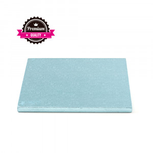 Blue Patrat Cake Platter, 30 x 30 x H 1.2 cm - Img 1