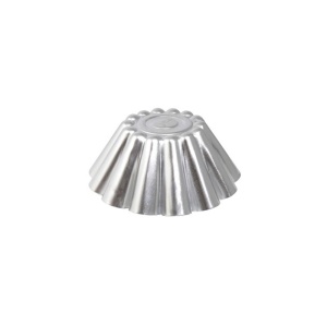 Briosa Baking tin Large Briosa with Evavaised Edges, Ø 15 x H 7 cm, Aluminium