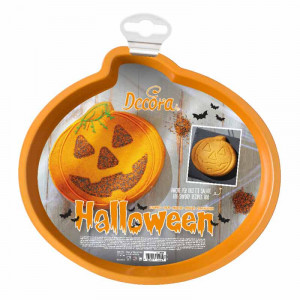 Cake tin Model Halloween Pumpkin Halloween, Ø 30 x H 5 cm, Non-stick metal