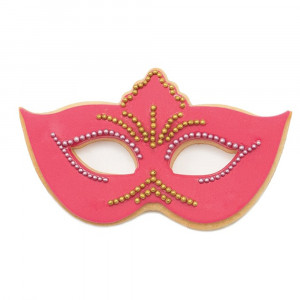 Carnival Masks - Plastic Cutters R 11 x H 2.2 cm, 2 pcs - Img 3