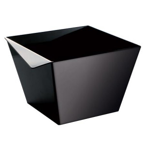 Caserola Reutilizabila Prezentare Produse 460ml, Plastic Negru, 11.8 x 10 x H 7cm, Set 50 Buc