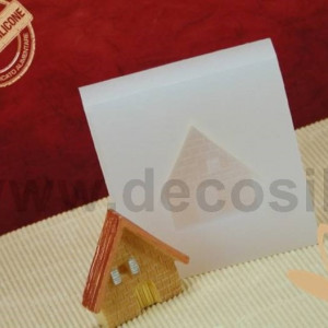 Casuta szilikon öntőforma, 4,6 x 4,5 cm - Img 2
