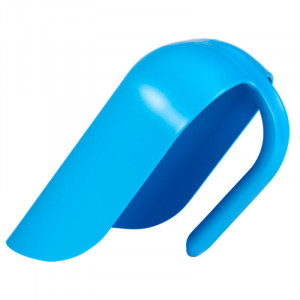 Chair with Rounded Base 2 Litres, Plastic Material Blue, L 27 cm - Img 5