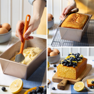 Chec Tray, Straight Edged, 23 x 12.5 x H 7 cm, Non-stick Aluminium - Img 2