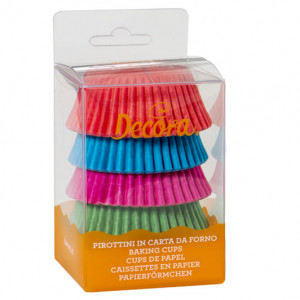 Chese L Hartie ColorMix 4 Culori, Ø 5 x H 3.2 cm, 75 buc - Img 3