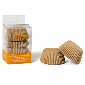 Chese L Hartie Natur, Ø 5 x H 3.2 cm, 75 buc - Img 3
