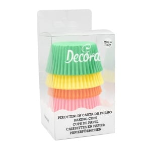Chese L papír ColorMix 4 színű, R 5 x H 3,2 cm, 75 db