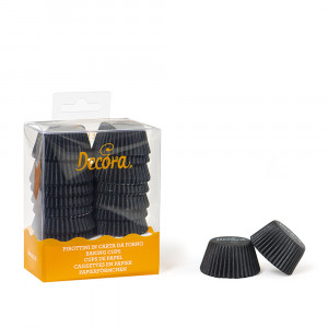 Chese S Hartie Negru, Ø 3.2 x H 2.2 cm, 200 buc - Img 2