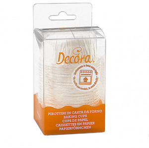 Chese XL Crepe Paper White, Ø 5.5 x H 3.5 cm, 25 pcs - Img 2