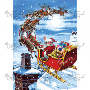 Christmas printed wafer Model 6, A4 - Confectioner Istet
