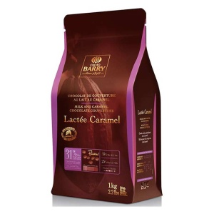 Ciocolata cu Lapte Lactee Caramel 31.1% Barry Callebaut, 1 kg