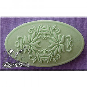 Classic Oval Силиконов медальон Classic Oval 6,8 x 4 cm - Img 3