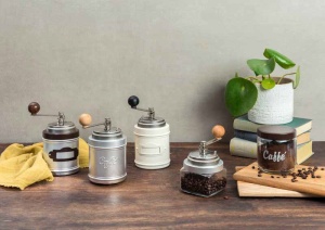 Coffee, Spices Grinder Aluminium White Ø 10 cm - Img 2