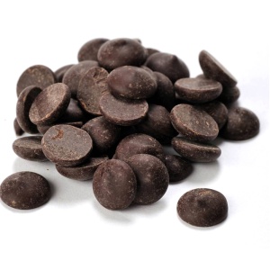 Dark Chocolate with Sweetener, Drops, 53.9%, Barry Callebaut, 10 kg - Img 2