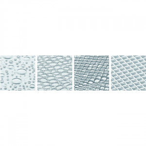 Decor Relief Chocolate, Praline - Set of 32 Plastic Sheets 40x25 cm, 4 designs - Img 2