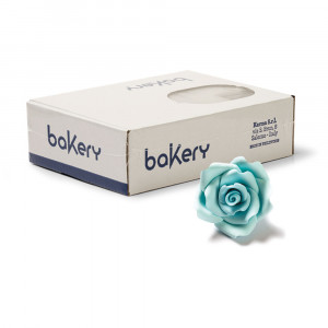 Decor Sugar - Roses Blue R 2cm, 56 pieces - Img 1