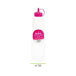 Dispenser Sosuri / Glazuri pentru Dozare si Plating, Ø7xH29cm, 750 ml