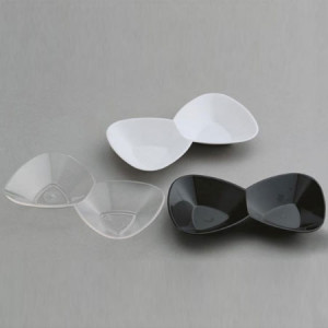 *Double Scissors 11 x 6.5 x H 2 cm, Plastic Transparent, Set 20 pcs - Img 2