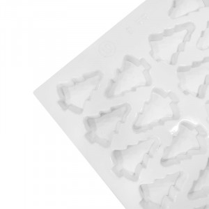 Dough cutting plate with fir tree and comet decoration Ø8 cm - Img 3