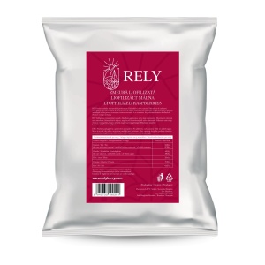 Egész fagyasztva szárított málna, Rely, 200g - Img 2