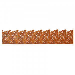 Ehető csipke dekorációhoz Pearl Gold 37,5 x 7,5 cm, 1. modell - Img 1
